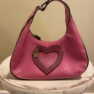 Liz Claiborne Pink Heart Women's Mini Purse